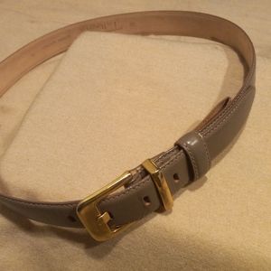 Talbots brand, genuine leather, XL size tan color belt